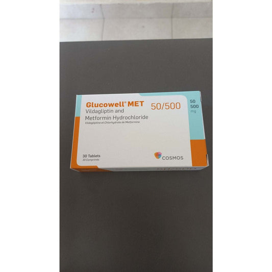Glucowell MET 50/500 mg Tablets 30s (Vildagliptin + Metformin)