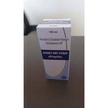 Acinet Dry Syrup 457mg/5ml (Amoxicillin, Clavulanate)