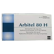 Arbitel 80 H Tablets (Telmisartan + Hydrochlorothiazide)