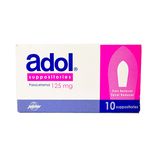 Adol 125 mg Suppositories 10s