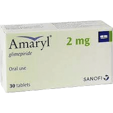 Amaryl 2 mg Tablets 30s