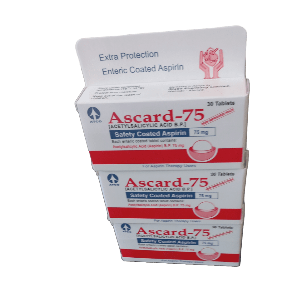 Ascard 75 mg Tablets 30s (Aspirin)