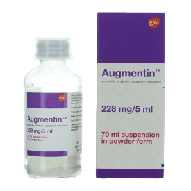 Augmentin 228 mg/5 ml 70 ml