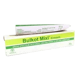 Bulkot Mixi Cream 20 Grams (Beclomethasone Diproprionate, Clotrimazole, Gentamicin)