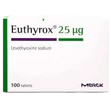 Euthyrox 25 mcg Tablets