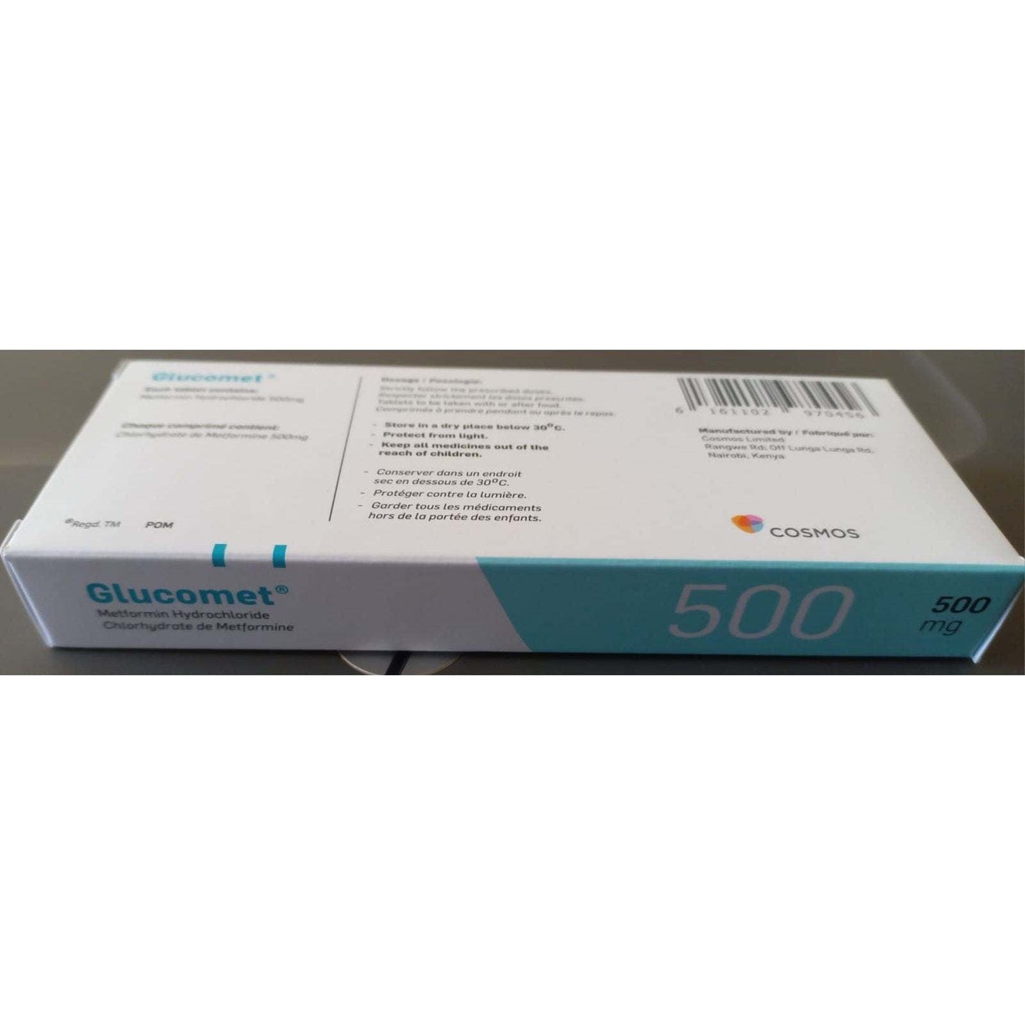Glucomet 500 mg Tabs F/C 28s (Metformin)