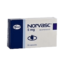 Norvasc 5 mg Tablets 30s