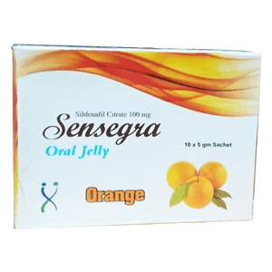 Sensegra Oral Jelly Orange Flavor 10s