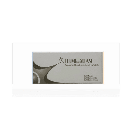 Telmi 80 AM Tablets 30s (Telmisartan 80 mg + Amlodipine 5 mg)